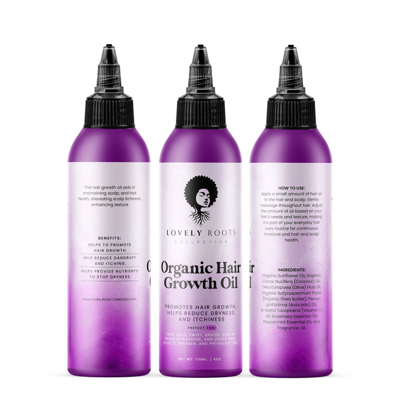 Organic Hair Growth Oil